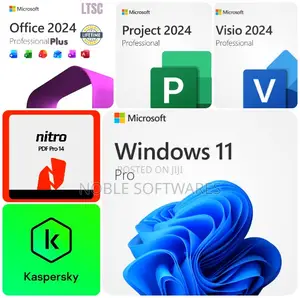 Windows 11 Pro + Microsoft Office 2024 Complete + Nitro PDF Pro