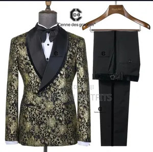2 PCS Men's New Suits Fashionally and Royally Classic