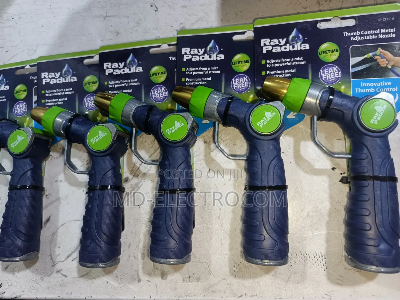 Ray Padula Metal: Hose Nozzle Adjustable High Pressure Spay Leak Proof