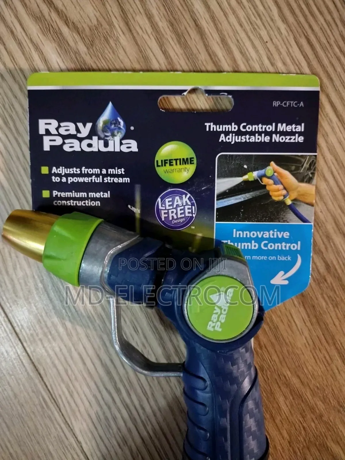 Ray Padula Metal: Hose Nozzle Adjustable High Pressure Spay Leak Proof