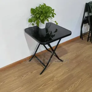 60cm Folding Glass Table