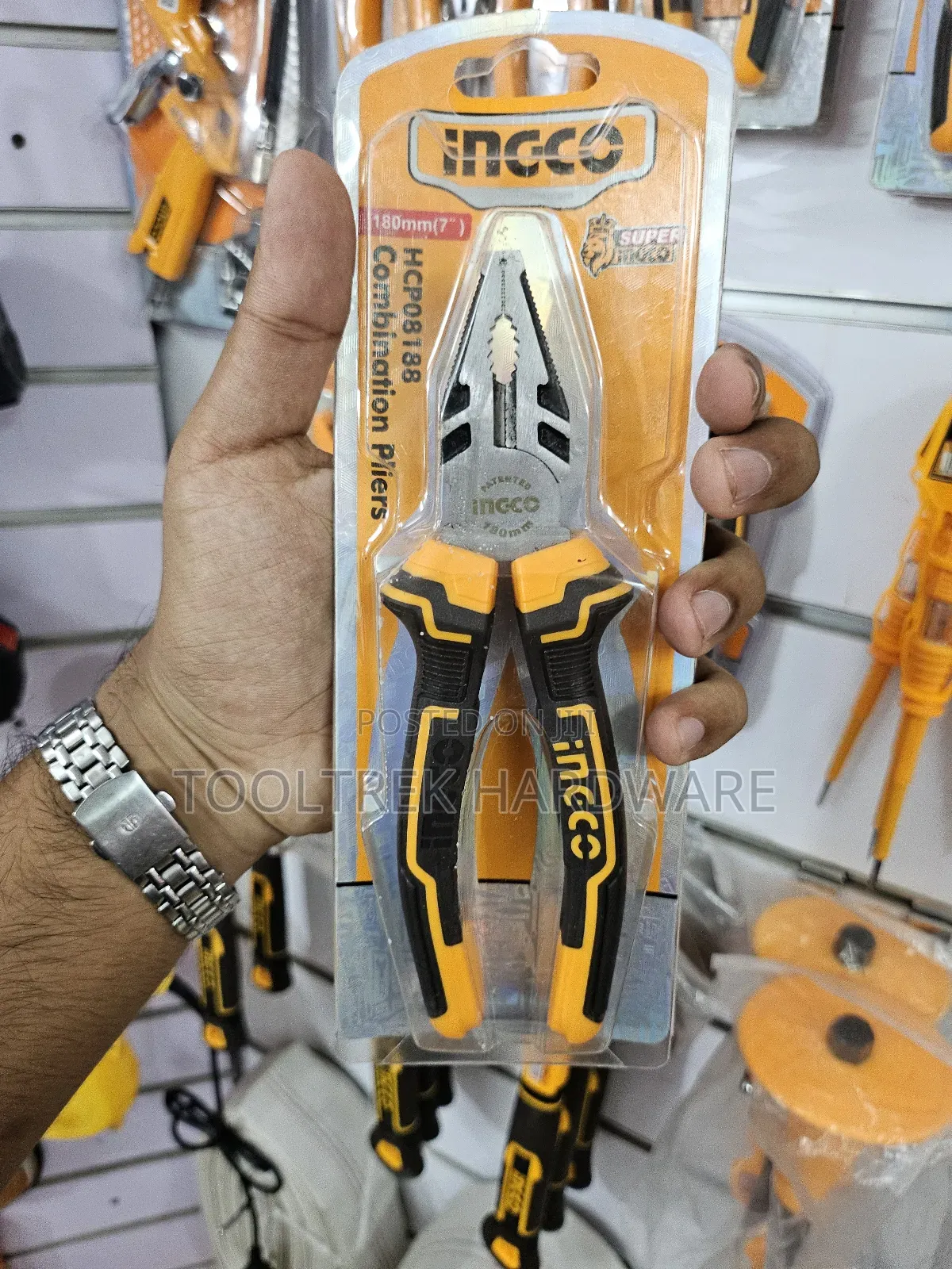 Ingco Combination Plier 7 Inch 180mm Heavy Duty