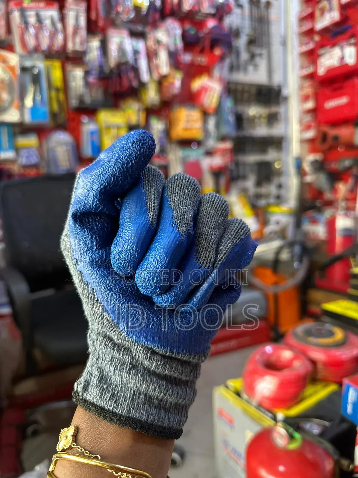 Blue Gloves Hawksun