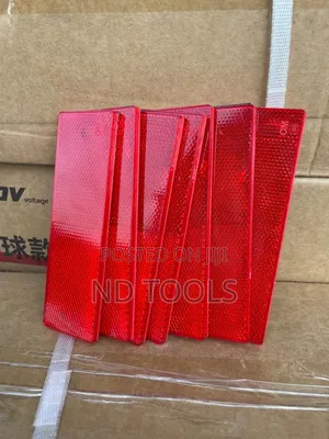 Warning Plate Reflector Red & White