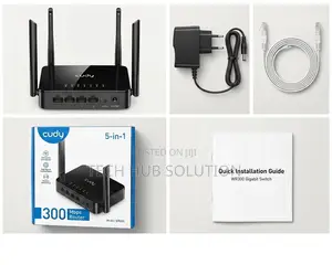 Cudy Wr300 5-in-1 Wireless N300 Wifi Router
