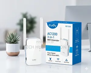 Cudy Re1200 Ac1200 3-in-1 Dual-Band Wifi Extender