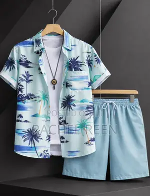 Men’S Beach Wear 2pc Available Material Very Quality