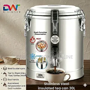 *Stainless Steel Insulated Tea Can 30l