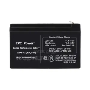 Evi Power Evia9-12 9ah 12 Volt Battery