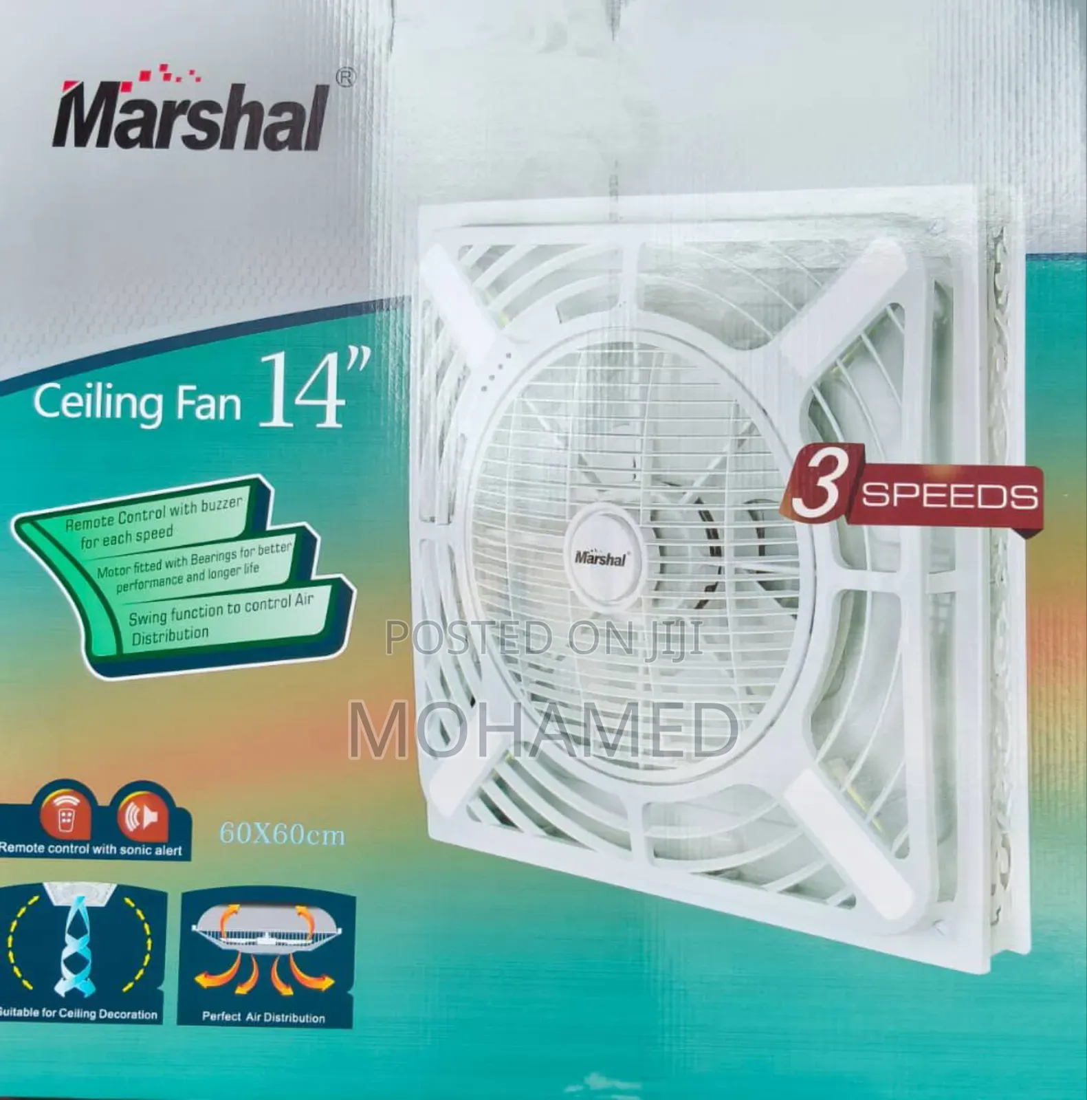  Marshal Box Fan 14"