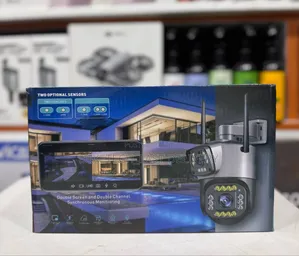 V380 Pro Dual-Lens Outdoor Security Camera
