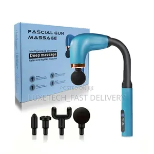 Portable Percussion Massage Gun for Deep Tissue Muscle Relaxation