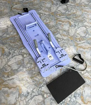 Foldable Pilates Reformer Set/ Pilates Board Ab Roller Exercise Wheel
