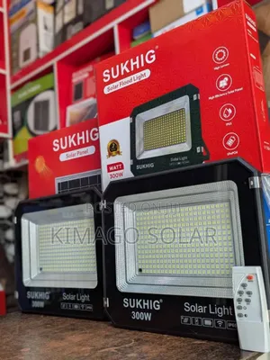 Floodlight Solar 300w Mwangaza Nguvu Kwa Usalama Na Akiba Ya Umeme!