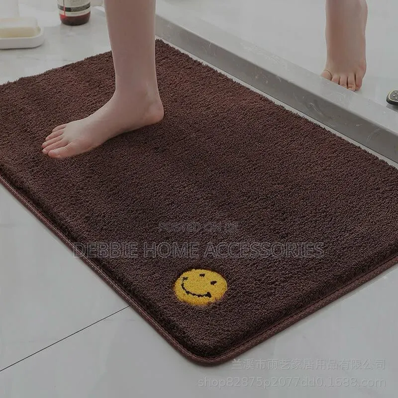 Emoji_absorbent Bath Mat