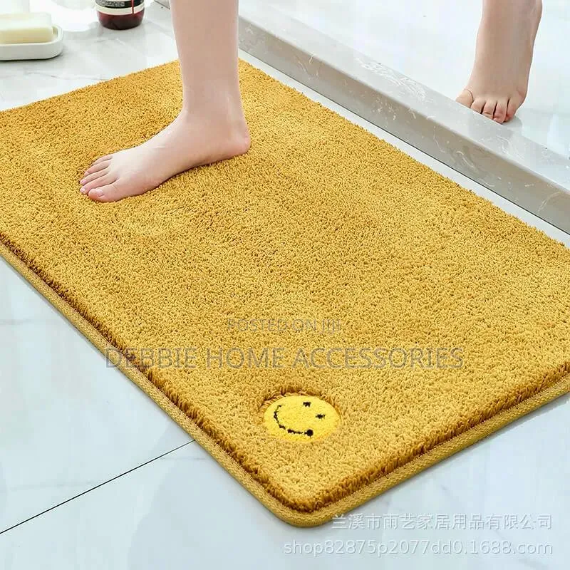 Emoji_absorbent Bath Mat