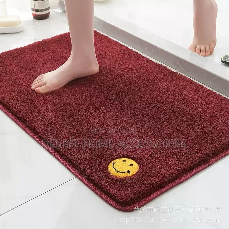 Emoji_absorbent Bath Mat
