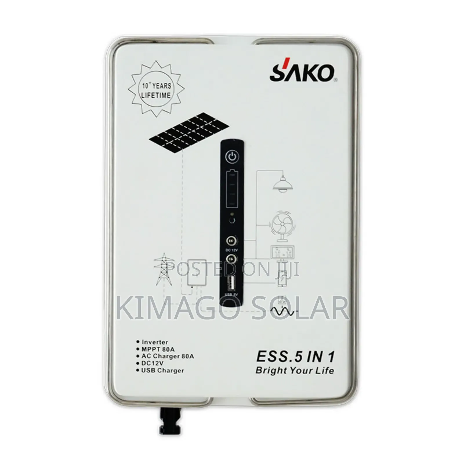 Alpha Ess-300w: Pata Chaji Ya Kudumu Kwa Solar Na Ac, Betri 280ah