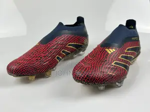 Adidas Predator Elite Football Boots in a Red Snakeskin