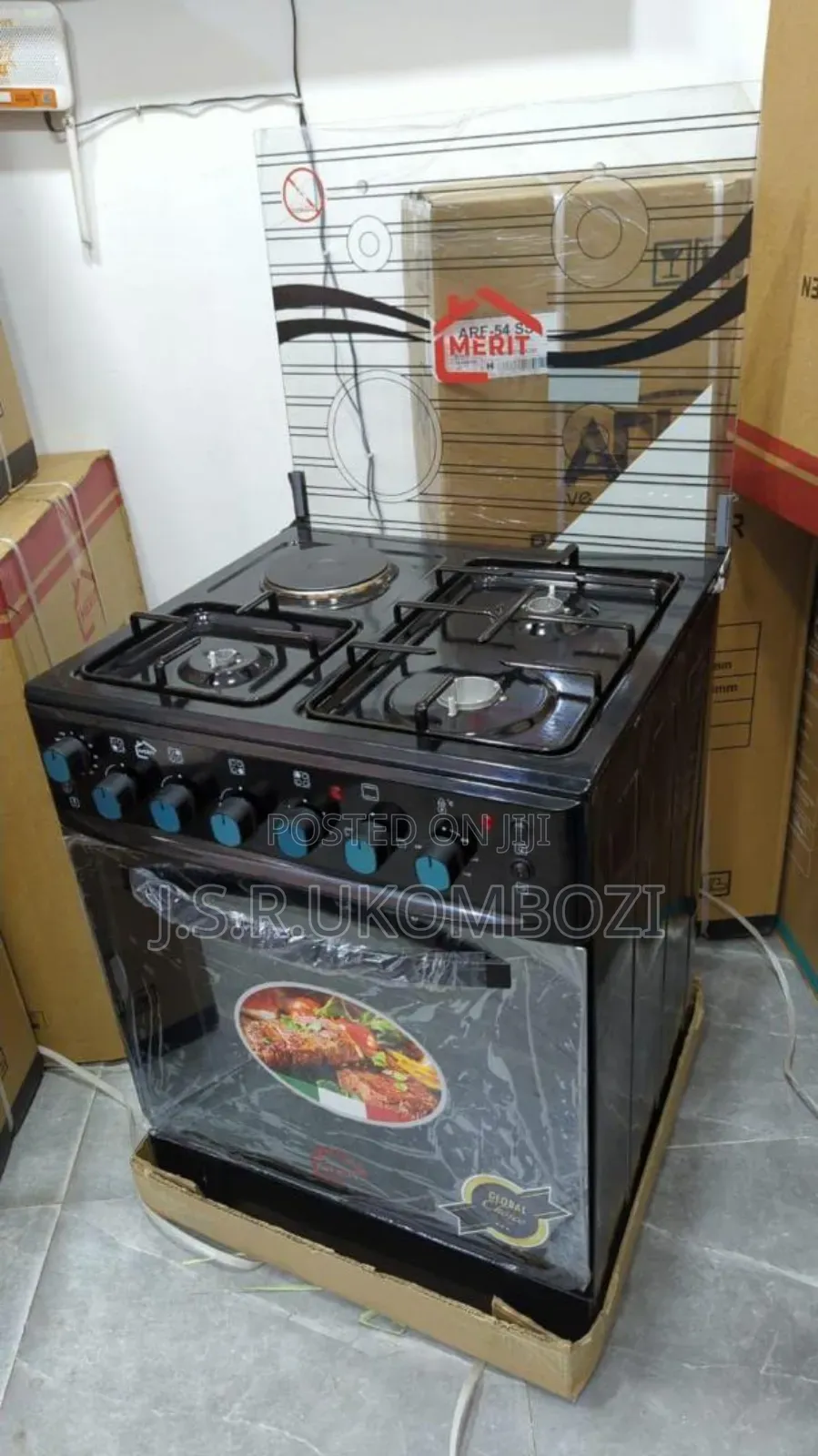 Merit Free Standing Cooker* *Size 60x60 (3g +1e+Oe)* *Co