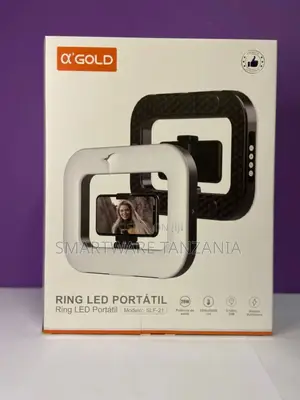 A'gold Slf-21 Ring Led Light 20w 2500- Dimmable Phone Clamp