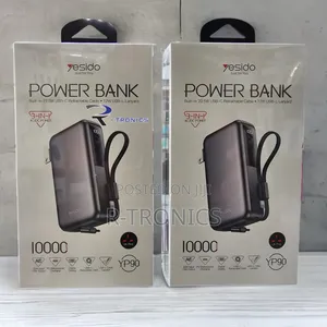 Yesido Yp90 (10,000mah) 3-in-1 Power Bank and Wall Charger Hybrid