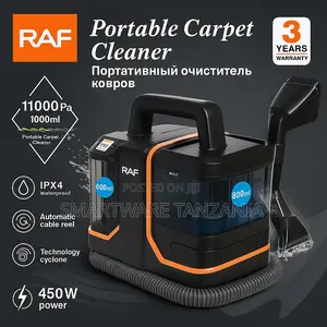 Raf Portable Carpet Cleaner 450w 11000pa Ipx4 Waterproof