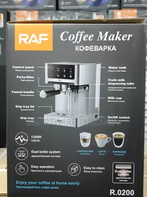 Raf R.0200 Espresso Coffee Maker 1350w Dual Boiler System
