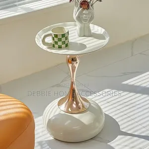 Modern Round Pedestal Side Table