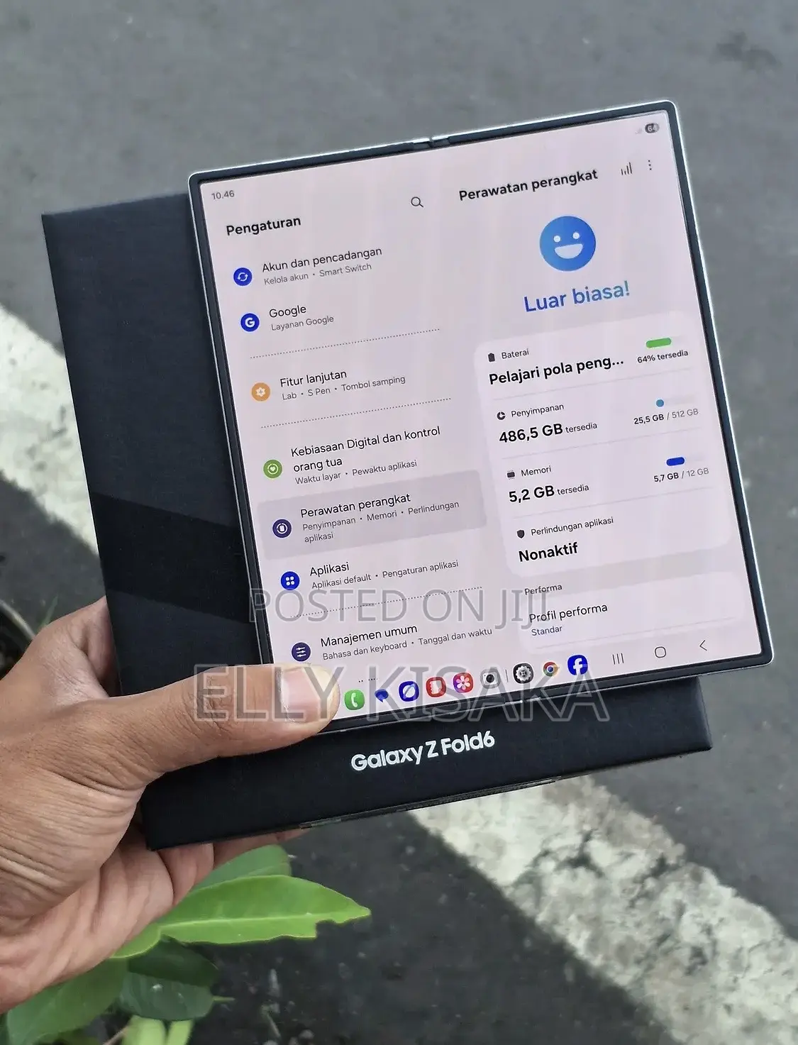 New Samsung Galaxy Z Fold6 512 GB Silver