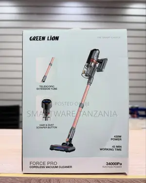 Green Lion Force Pro Cordless Vacuum Cleaner 34000pa 430w 45min