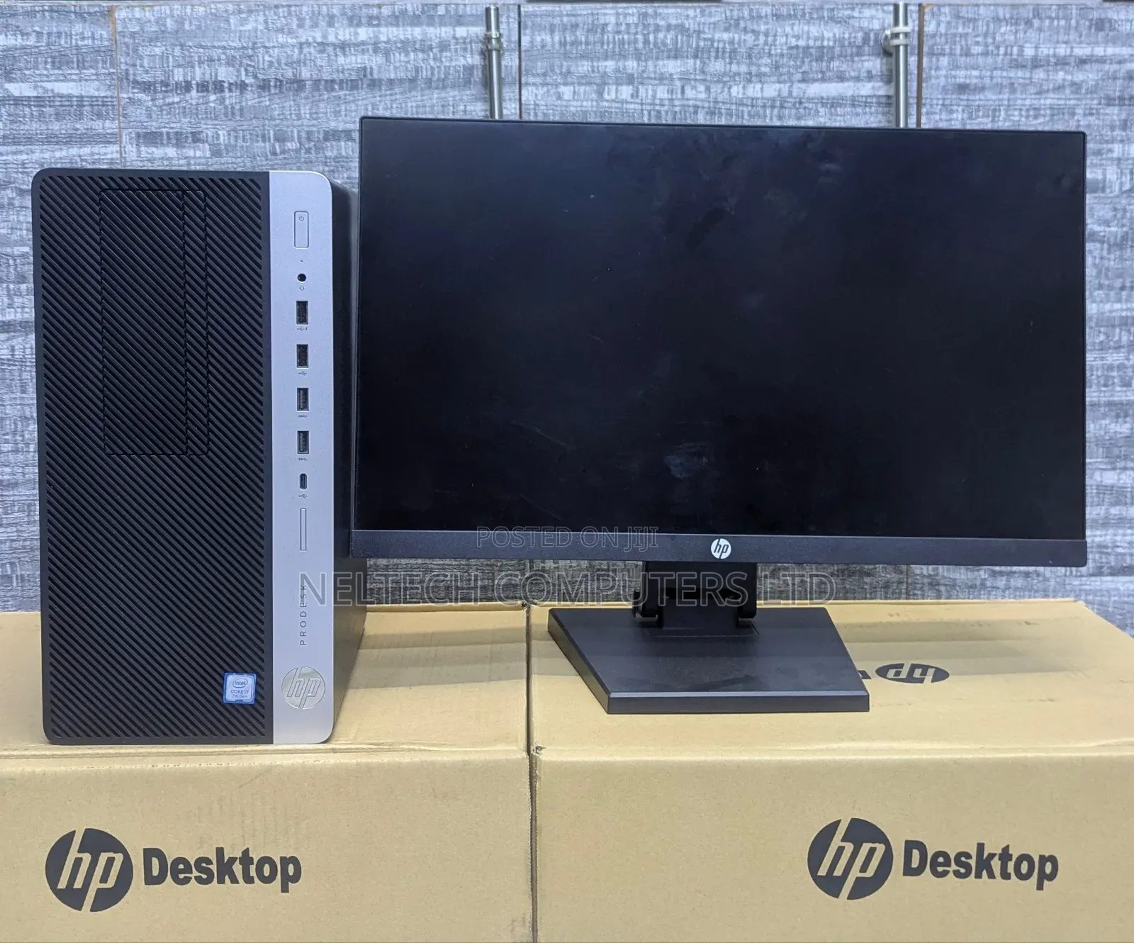 Desktop Computer HP ProDesk 600 G4 8GB Intel Core i7 SSD 256GB