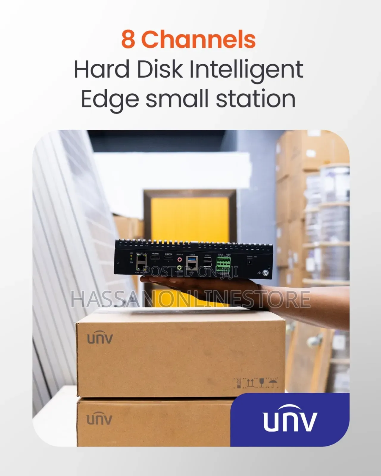 Unv Ecs-508s-Sf-Ha8 Channels Intelligent Edge Small Station
