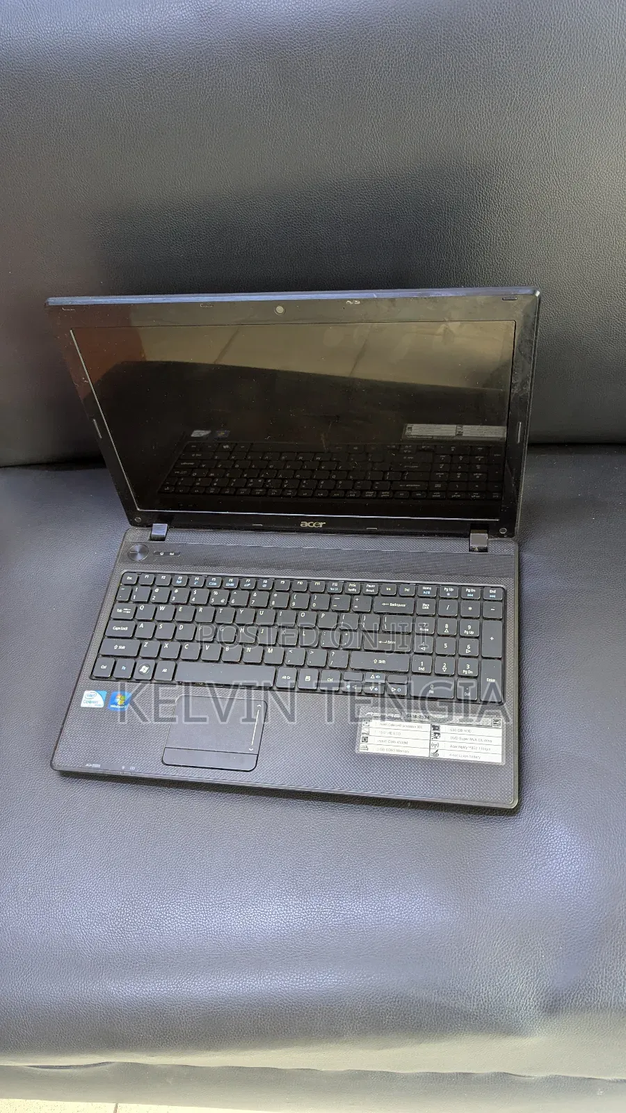 Laptop Acer 4GB Intel Core 2 Duo HDD 500GB