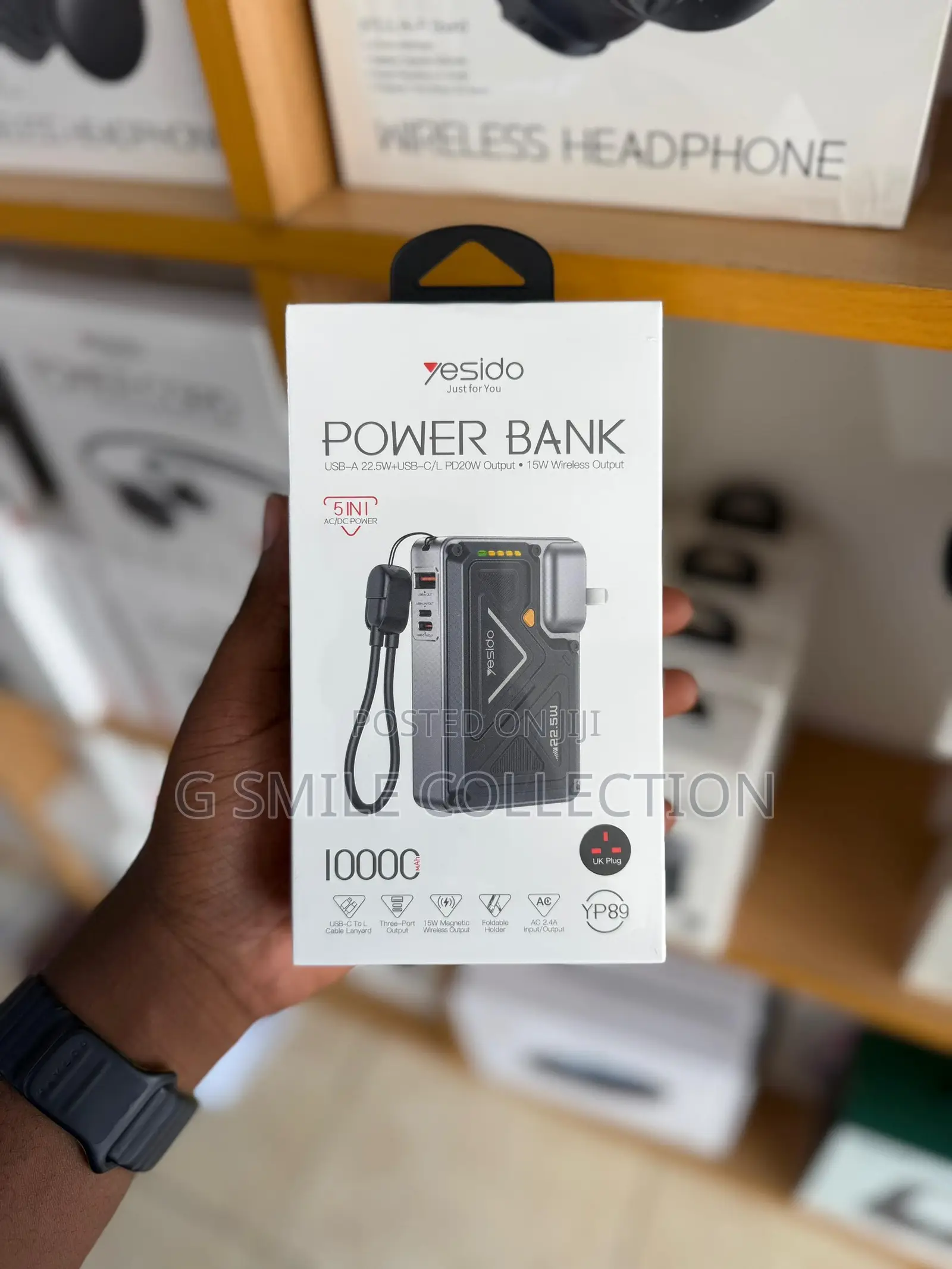 Mh103 Yesido Powerbank 5in1 Ac/Dc