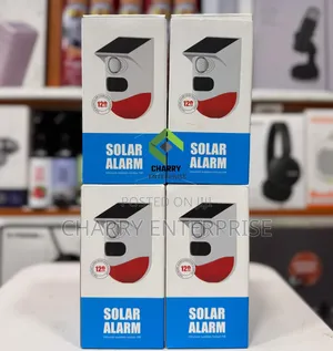 Solar Sensor Alarm Solar-Powered for Long-Lasting, Wire Free Operation