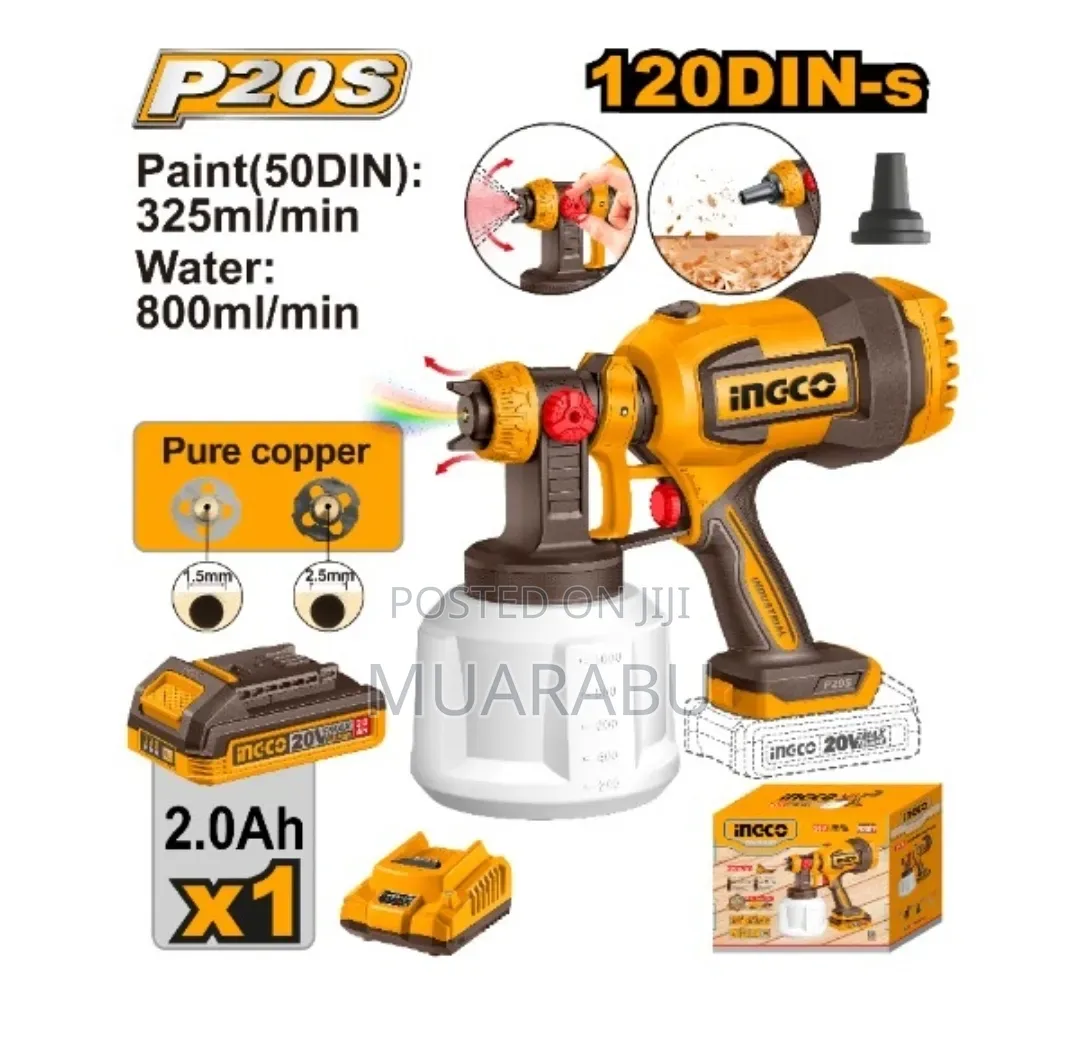 Ingco Cordless Spray Gun 20v