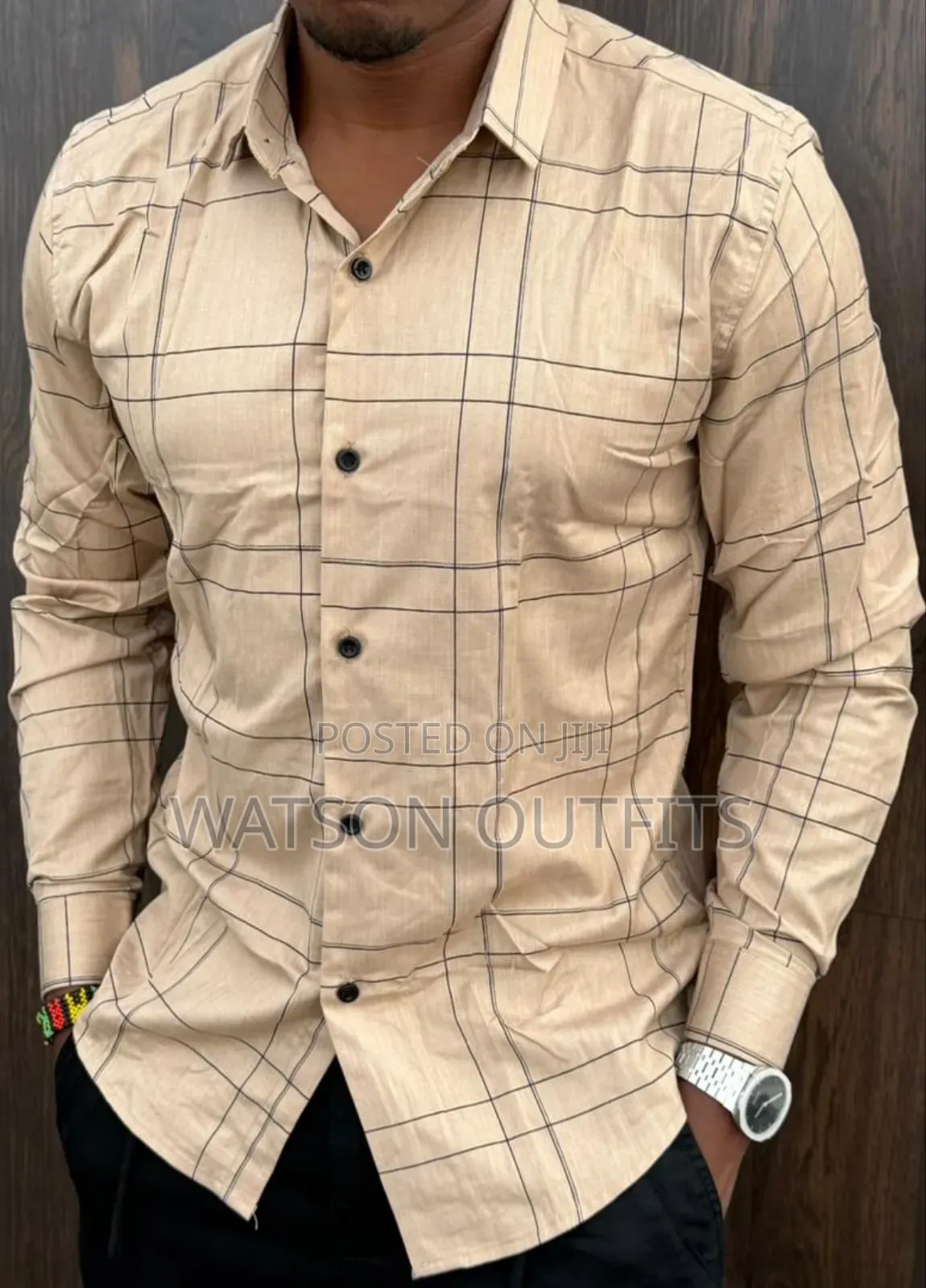 Men's New Shirts Stylishly Lined and Decorated Smartly