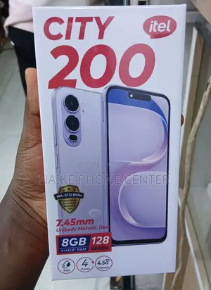 New Itel City 200 128 GB Black