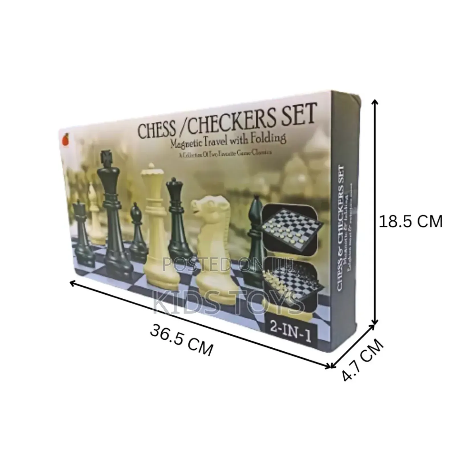 2 in 1 Chess and Checkers Available