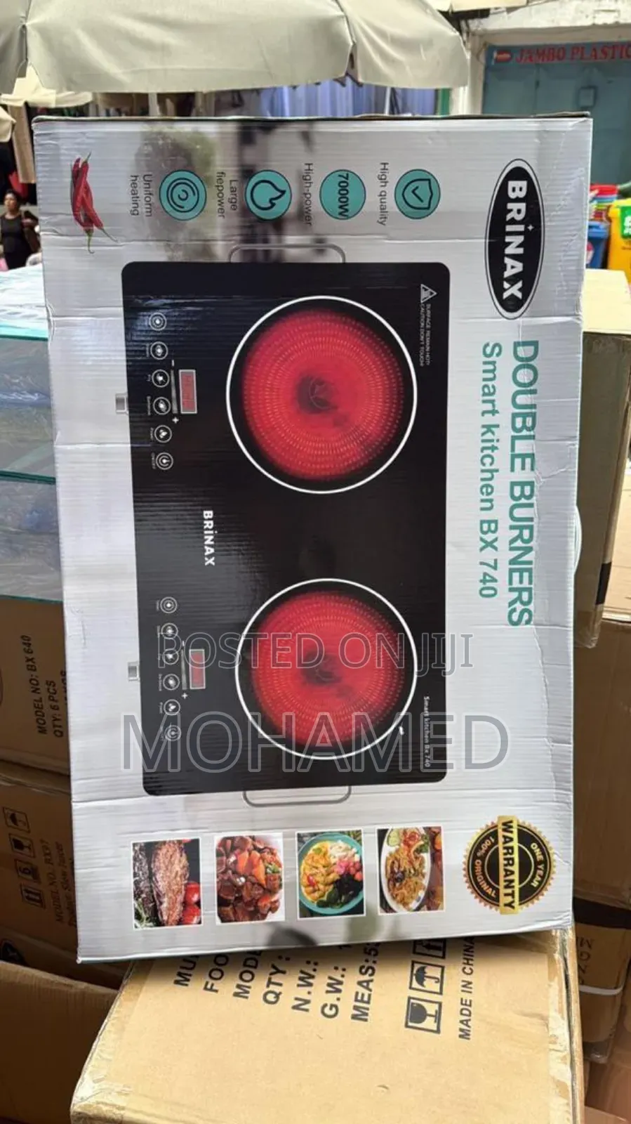 Brinax Infrared Cooker Plate 2, Pika Kisasa Na Haraka! 