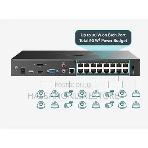 Tp-Link Vigi Nvr2016h-16p 16 Channel Poe+ Network Video Recorder