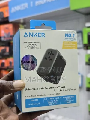 Anker Nano Travel Adapter (4-in-1, 65w) 65w Max
