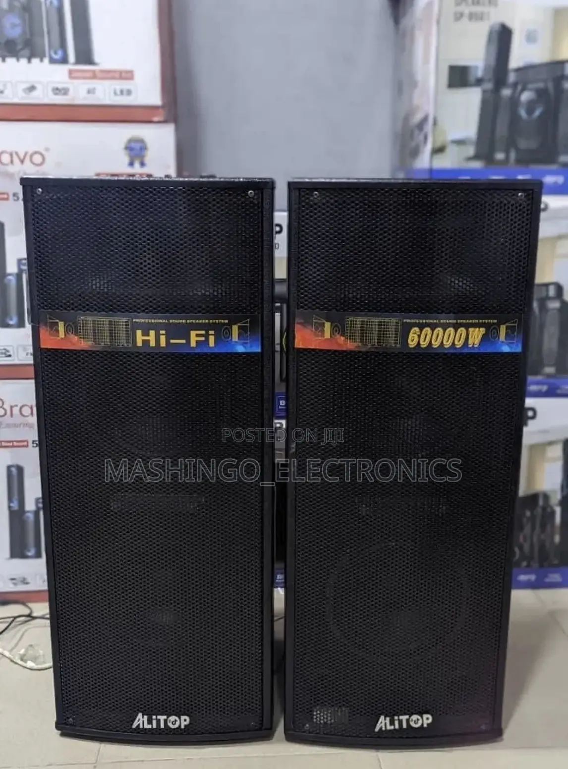 60000 Watts Alitop Speakers Hi-Fi || Sp-9042ad
