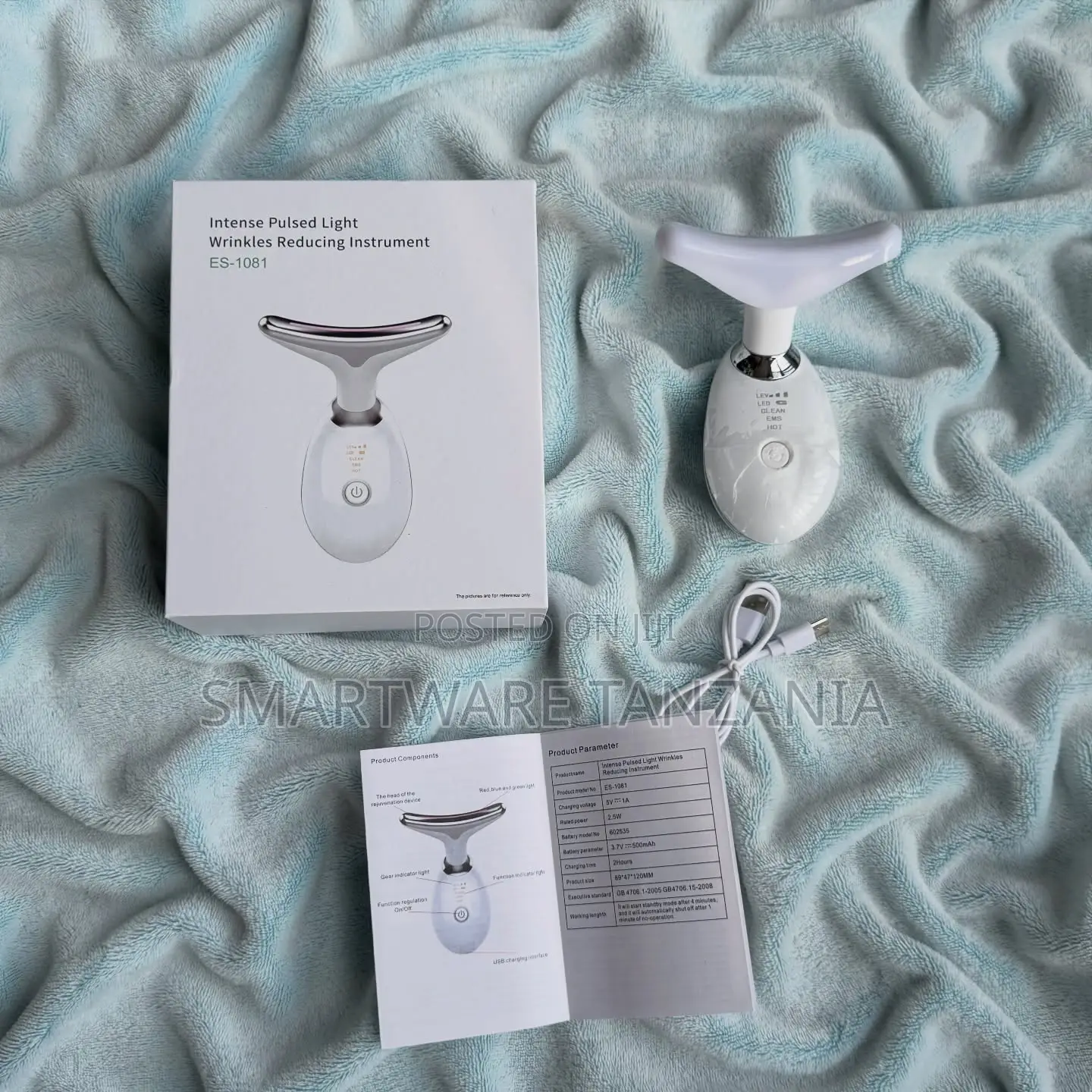 Es-1081 Ipl Led Ems Wrinkle Reducing Face Neck Beauty Device