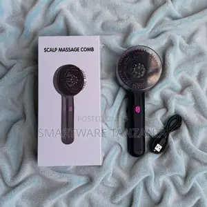 Scalp Massage Comb Electric Vibration Red Light Hair Growth Tool