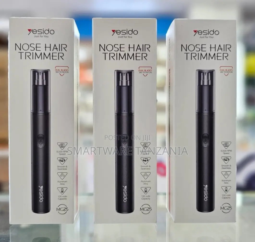 Yesido Mg25 Nose Hair Trimmer 9500rpm Dual Blades Aluminum Alloy
