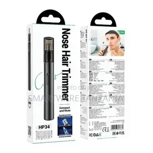 Hp34 Compact Mute Nose Hair Trimmer Rotating Detachable Blade