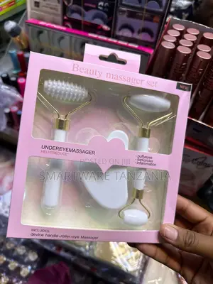 Beauty Massager Set Face Roller Gua Sha Under Eye Puffiness Tool
