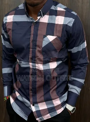 Buttons on Neck Men's New and Original Shirts or Shati Kali